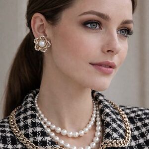 Classic Couture Pearl Bloom Earrings